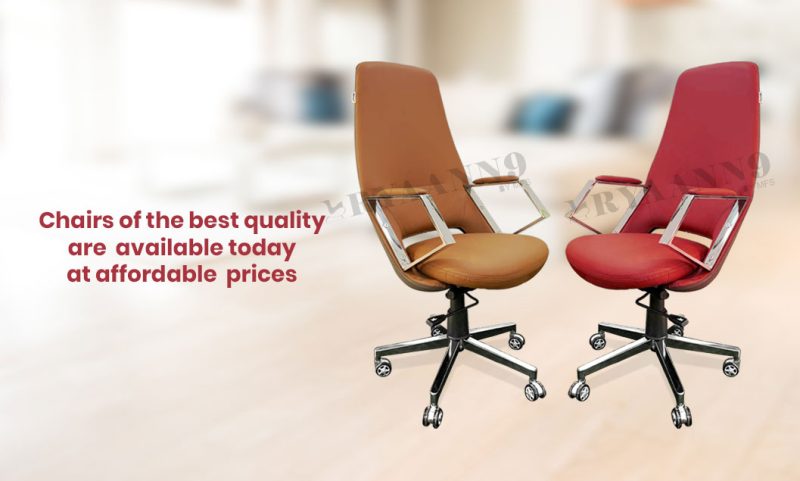 Chairs of the best quality are available today at affordable prices.