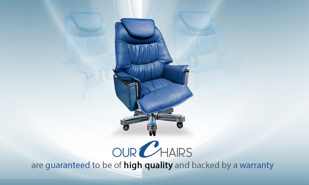 Our chairs are guaranteed to be of high quality and backed by a warranty.